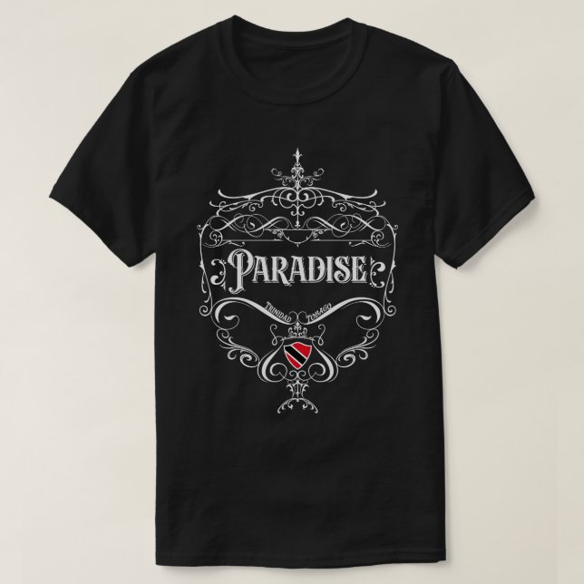 T-shirt Paradise Design Vintage 1 (Design devant)