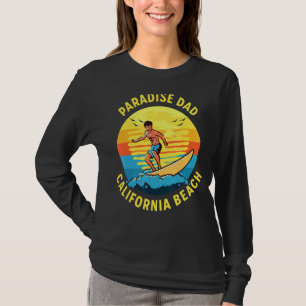 T-shirt Paradise Papa Surf California Beach