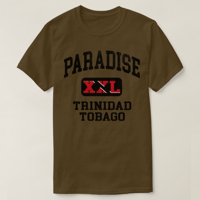 T-shirt Paradise Trinité-et-Tobago XXL Design sportif (Design devant)