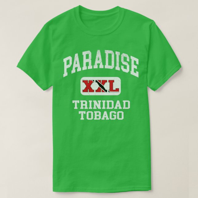 T-shirt Paradise Trinité-et-Tobago XXL Design sportif 1 (Design devant)
