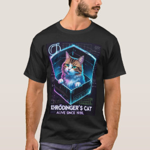 T-shirt Paradoxe quantique Chat de Schrödinger à la fois m