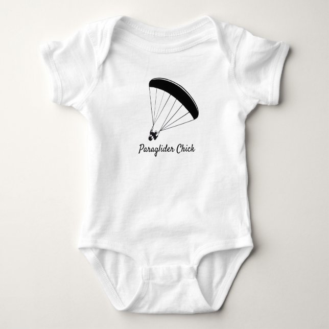 T-shirt Paraglider Chick Raglan Tee (Devant)