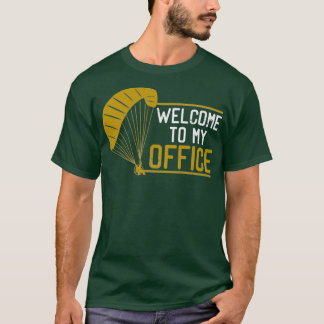 T-shirt Paraglider Motorglier Mon Office Cadeau