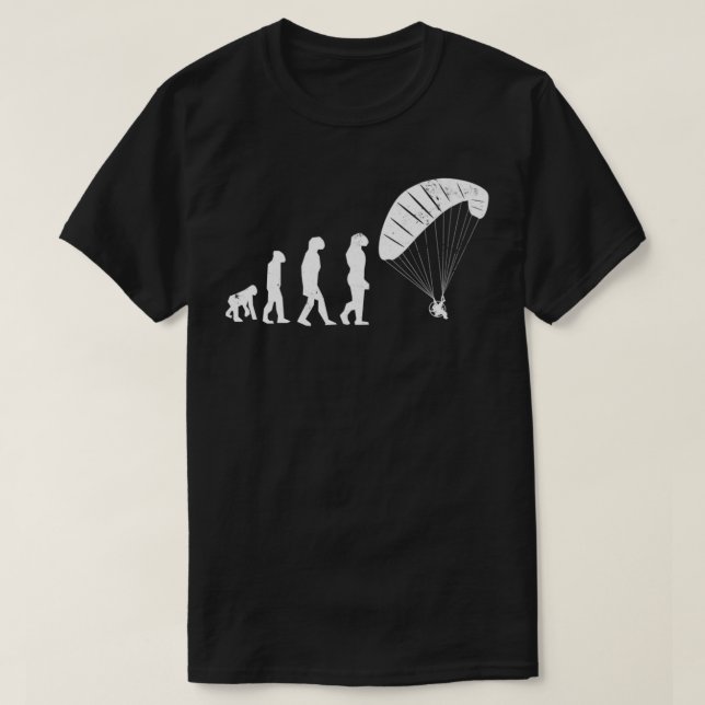 T-shirt Paraglider Paramotors Evolution Gift (Design devant)