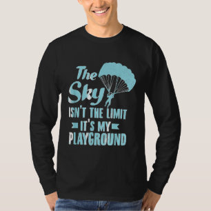 T-shirt Paraglider Sky Playground Funny Paraglider Paramo