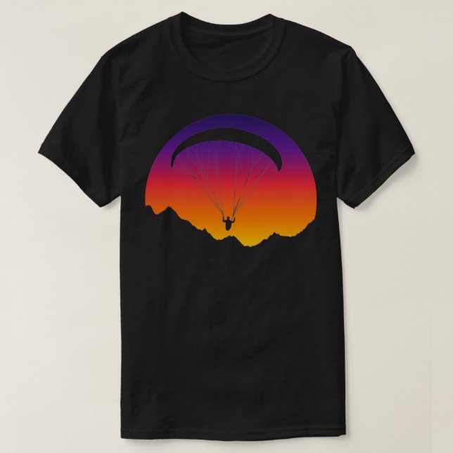 T-shirt Paragliding Paragliding Paragliding  (Design devant)