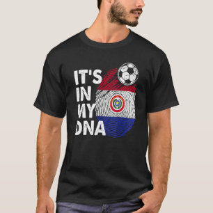 T-shirt Paraguay Dans Mon Dna Paraguayen Flag Team Paragua