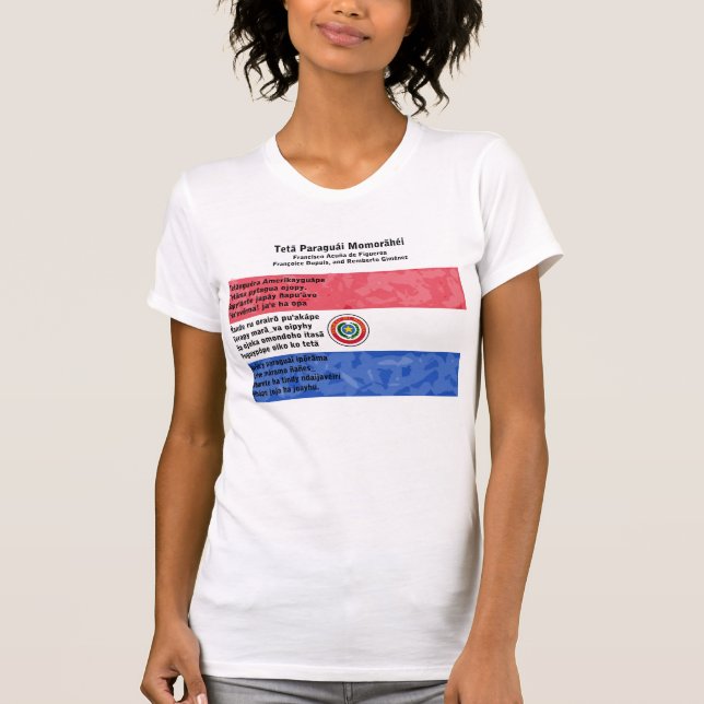 T-shirt Paraguay - Tetã Paraguái Momorãhéi (Devant)