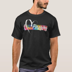 T-shirt Paraguay Tie Dye Cool Vintage Inspiré 1