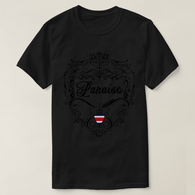 T-shirt Paraiso design Vintage (Design devant)