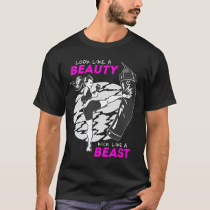 T-shirt Paraître comme une beauté, botter comme une bête -
