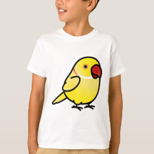 T-shirt Parakeet indien Ringneck de Chubby Yellow Lutino