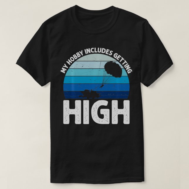 T-shirt Parakiter Ornement Parachute Parachute (Design devant)