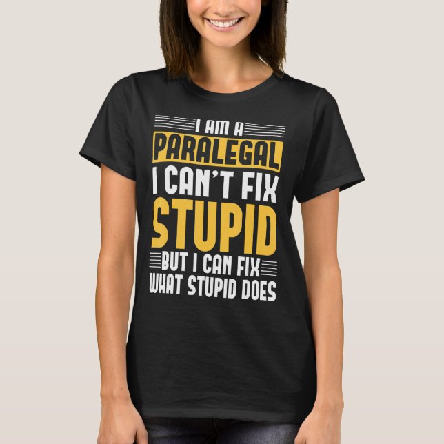 T-shirt Paralegal Avocat Juridique Cabinet Litiga (Devant)