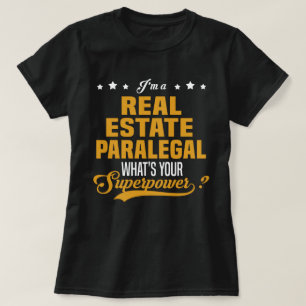 T-shirt Paralégal immobilier