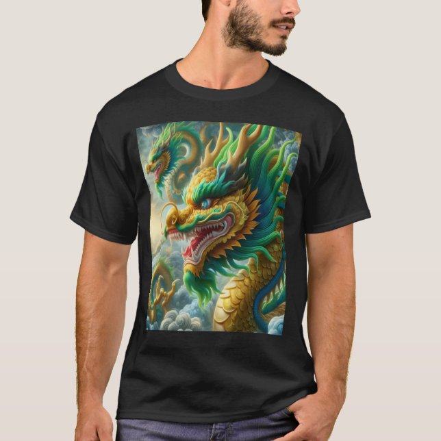T-SHIRT PARALLELB REALMS DRAGON MENS SHIRT (Devant)