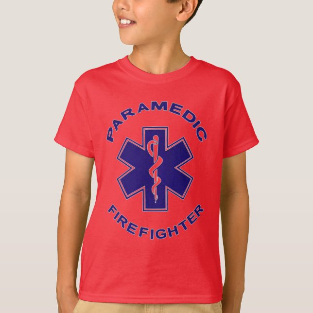 T-shirt Paramedic du pompier (Devant)