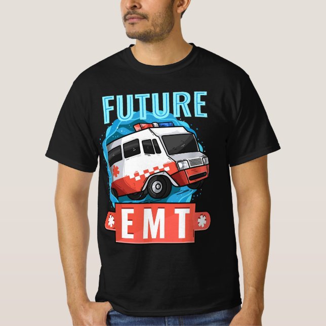 T-shirt Paramedic Medical Technician Ambulance  (Devant)