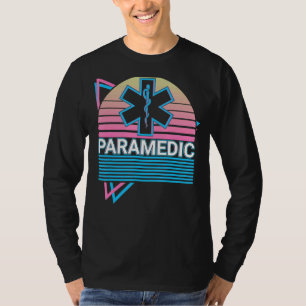 T-shirt Paramedic Nurse Medic Ems Emt Lifesaver Retro