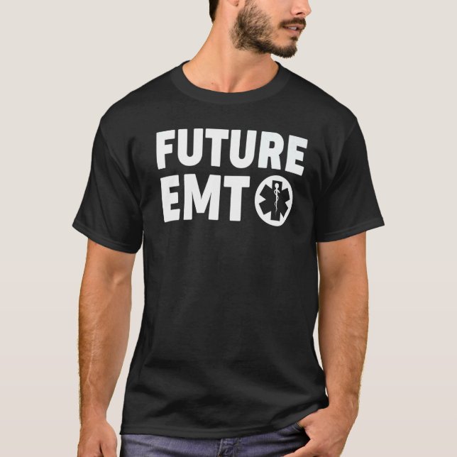 T-shirt Paramètre du technicien Médicale d'urgence Emt Fut (Devant)
