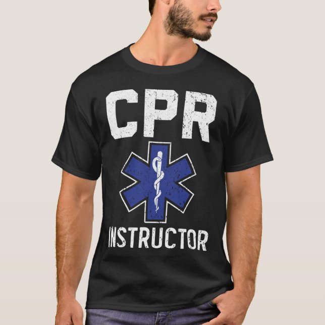 T-shirt Paramètre EMT de l'instructeur de RCR Healthcare W (Devant)