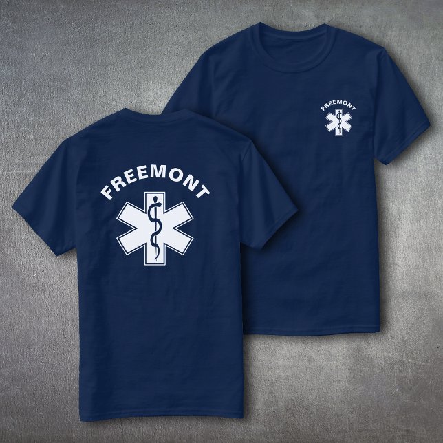 T-shirt Paramètre EMT EMS (PARAMEDIC EMT EMS SHIRT)