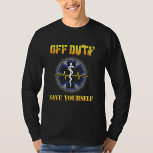 T-shirt Paramètre Emt Hors Service 911 Ems Économisez-Vous