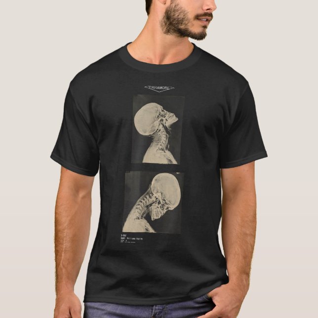 T-shirt Paramore cropped headbanger x-ray médecins  (Devant)