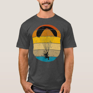 T-shirt Paramoteur de conception vintage 2