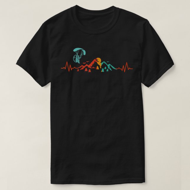 T-shirt Paramoteur de Heartbeat PPG Paramotorisation S (Design devant)