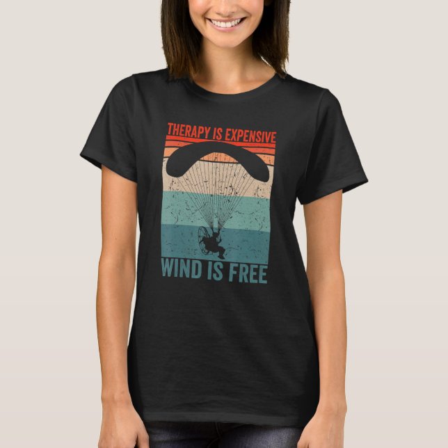T-shirt Paramotor Pilot Therapy est cher Paramotoring_ (Devant)