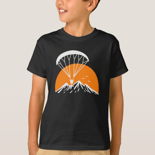 T-shirt Paramotorisation Vintage rétro (Devant)