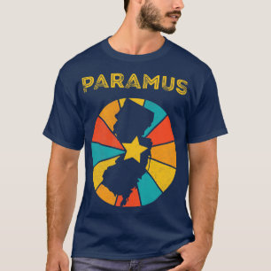 T-shirt Paramus New Jersey Vintage Souvenir désossé 1