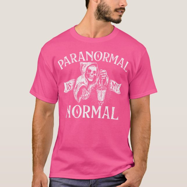 T-shirt Paranormal Est Mon Phantom Phantom Phantom Chasse  (Devant)