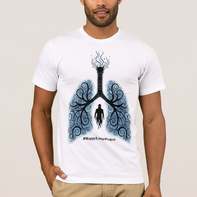 T-shirt Paranormal Happy Lungs Project Fundraiser Shirt v5 (Devant)