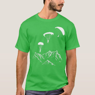 T-shirt Parapente-cadeau Skydiving en plein air Skydiver P