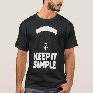 T-shirt Parapente Garder Simple Hommes Vacances Flying Tr