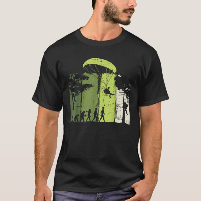 T-shirt Parapente Paramoteur Évolution Sport Extrême Para (Devant)