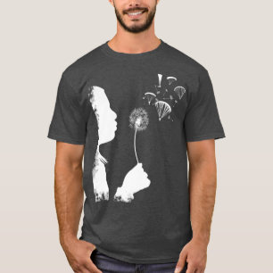 T-shirt Parapente parapente Dandelion pilote cadeau