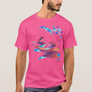 T-shirt Parapente Parapente Montagnes Couleurs
