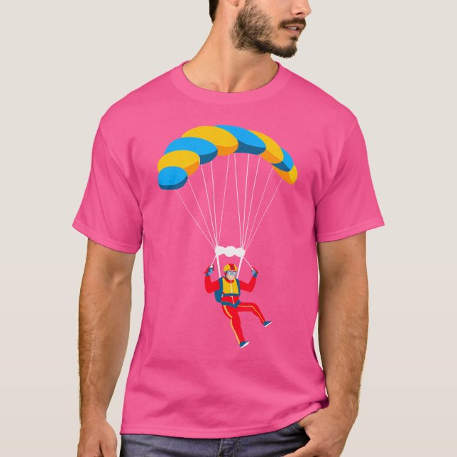 T-shirt Parapente Pilotes Volant Parachute Parachute Parap (Devant)