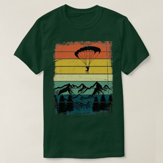 T-shirt Parapente rétro (Design devant)