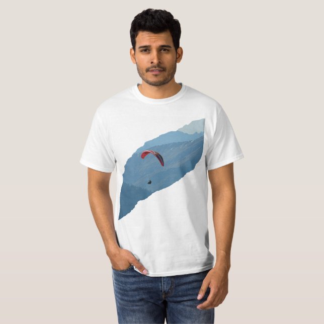 T-shirt Parapente suisse (Devant entier)