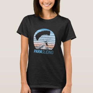 T-shirt Parapente Vintage Parapente Sunset Sport Mont