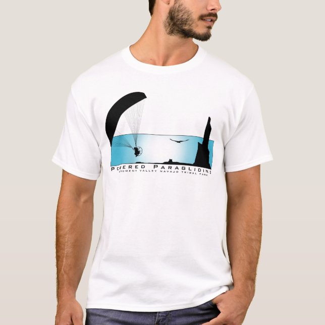 T-shirt Parapentisme actionné PPG (Devant)