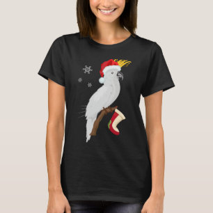 T-shirt Parapluie Cockatoo Santa Hat Noël drôle