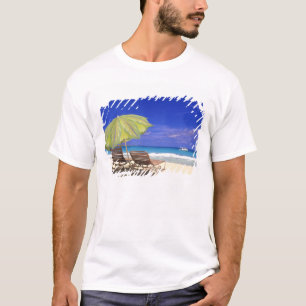 T-shirt Parapluie de plage, Abaco, Bahamas