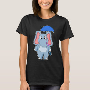 T-shirt Parapluie Eléphant