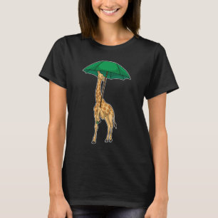 T-shirt Parapluie pluie Giraffe