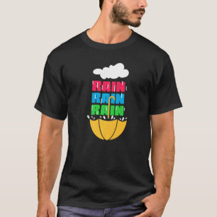 T-shirt Parapluie Pluie Pluviophile Pluviophile